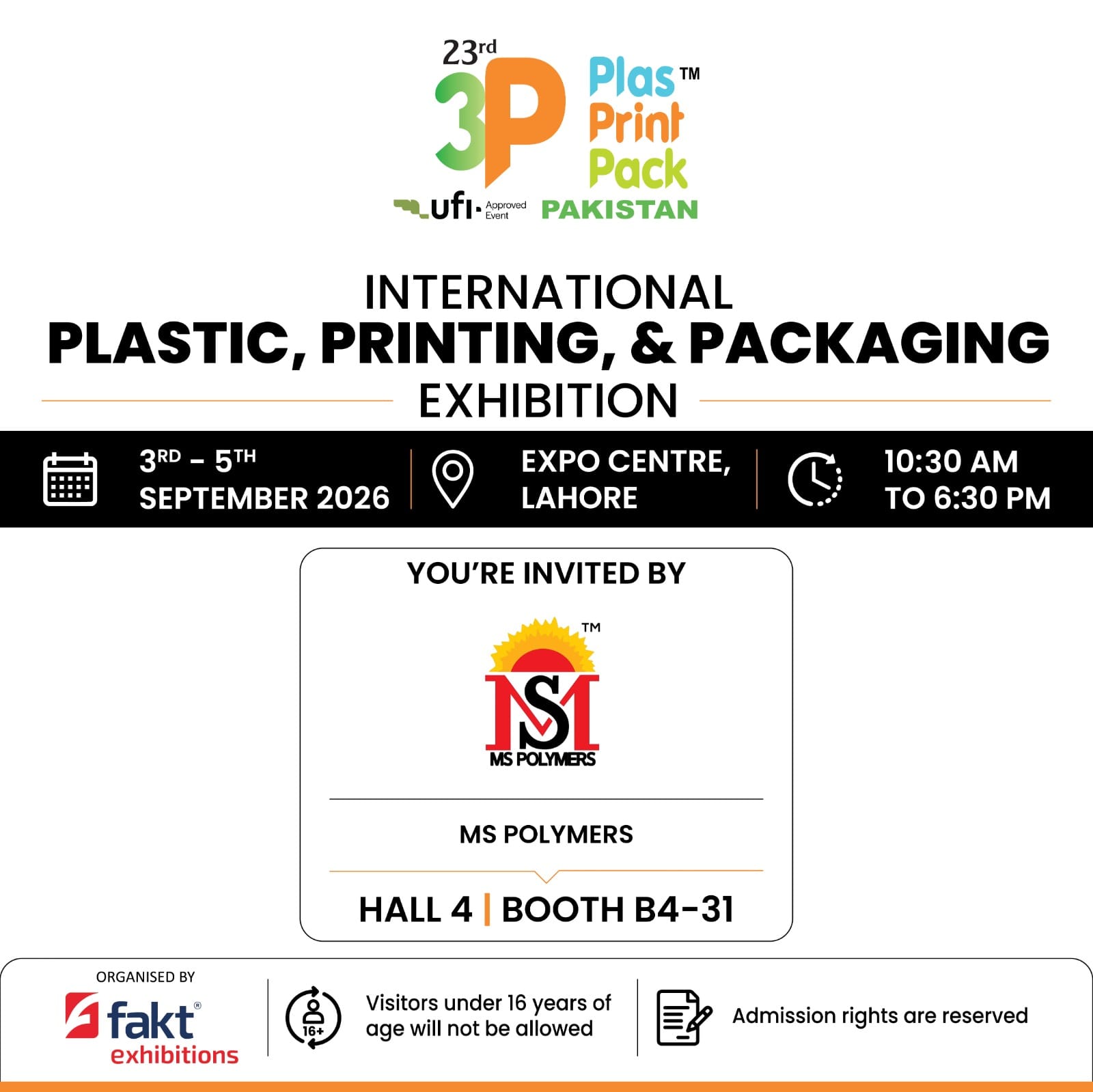 M.S. Polymers Expo 2026
